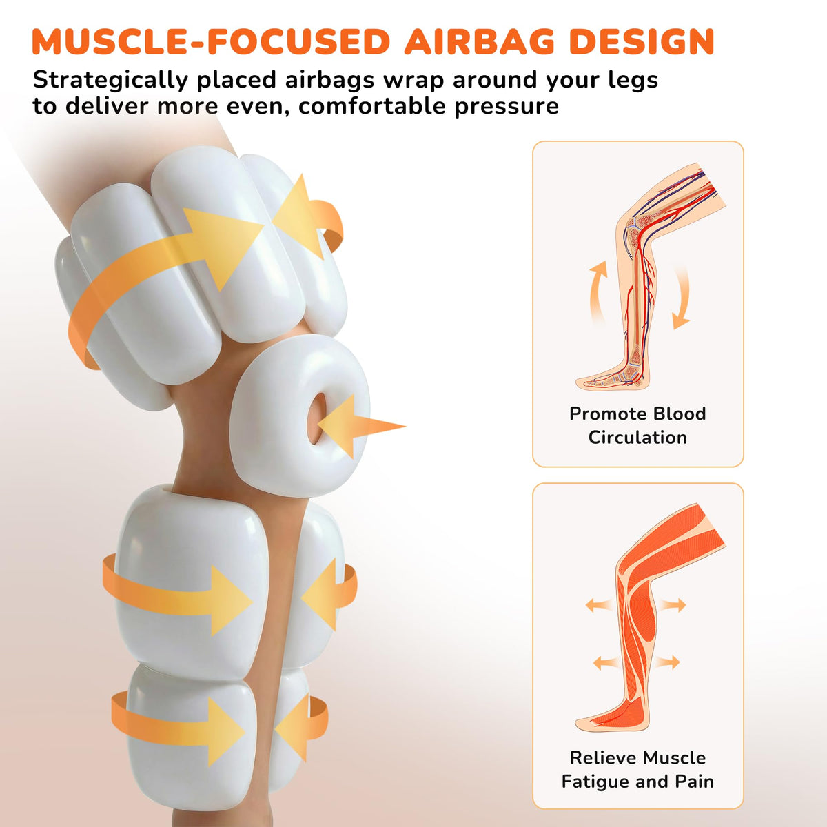 Air Compression Leg Massager with Heat I768955