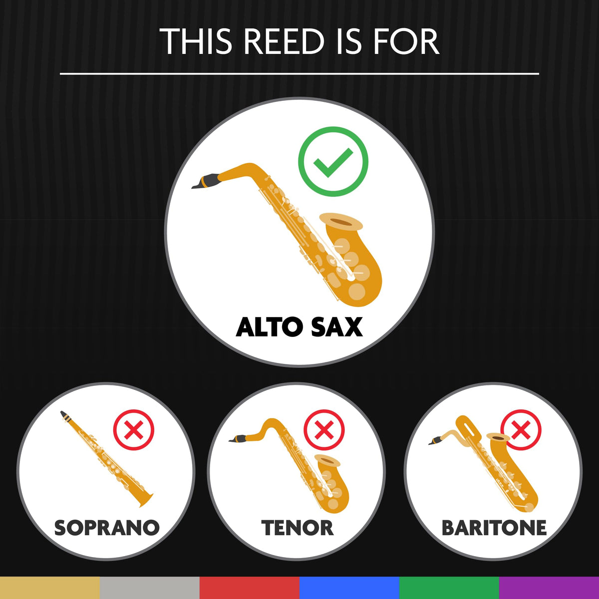 Alto Saxophone Reed Strength 2.50 Synthetic V77736