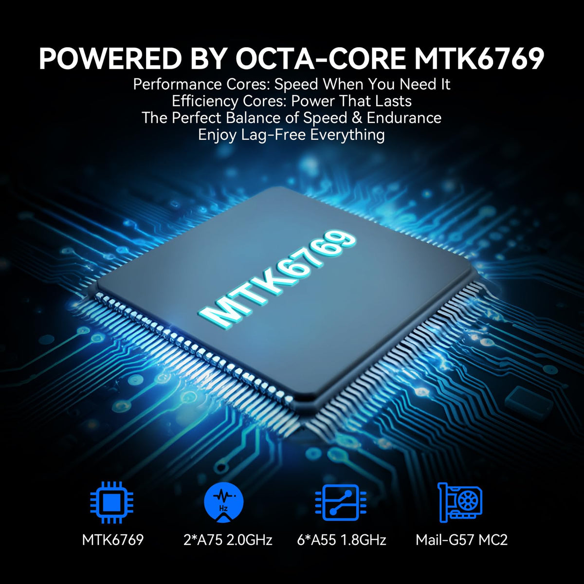 10.1 inch Android 15 Tablet Octa-Core 16GB RAM 64GB ROM M975