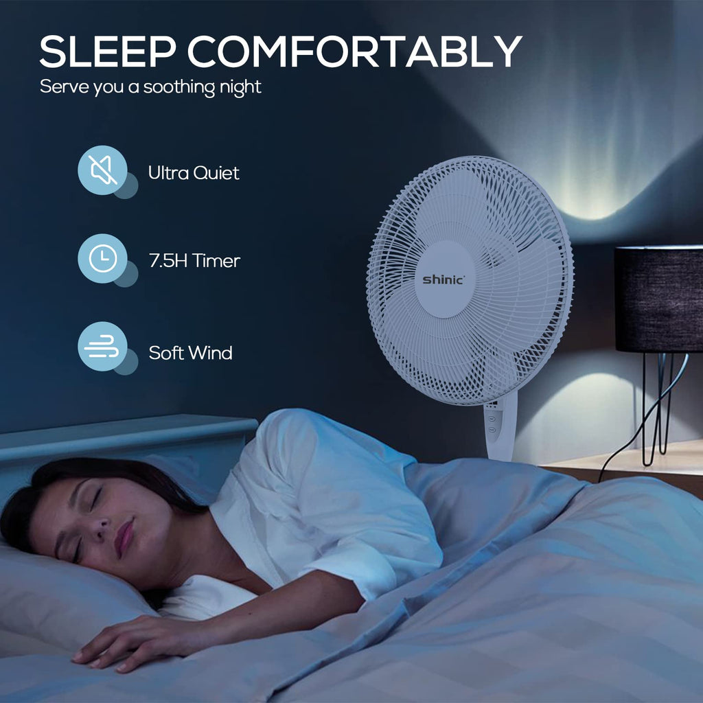 16'' Oscillating Pedestal Fan with Remote L492465