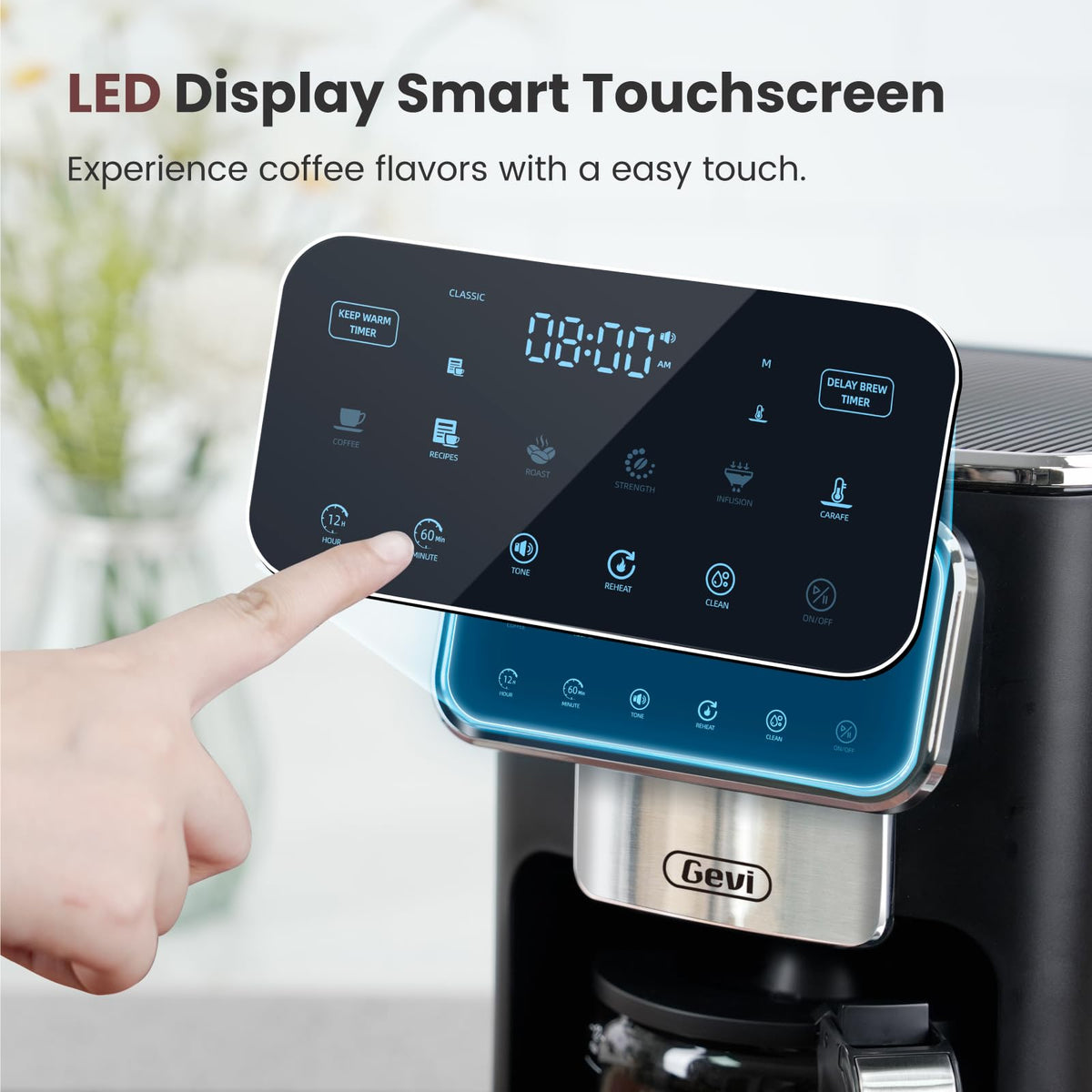 12-Cup Coffee Maker with Glass Carafe B533257