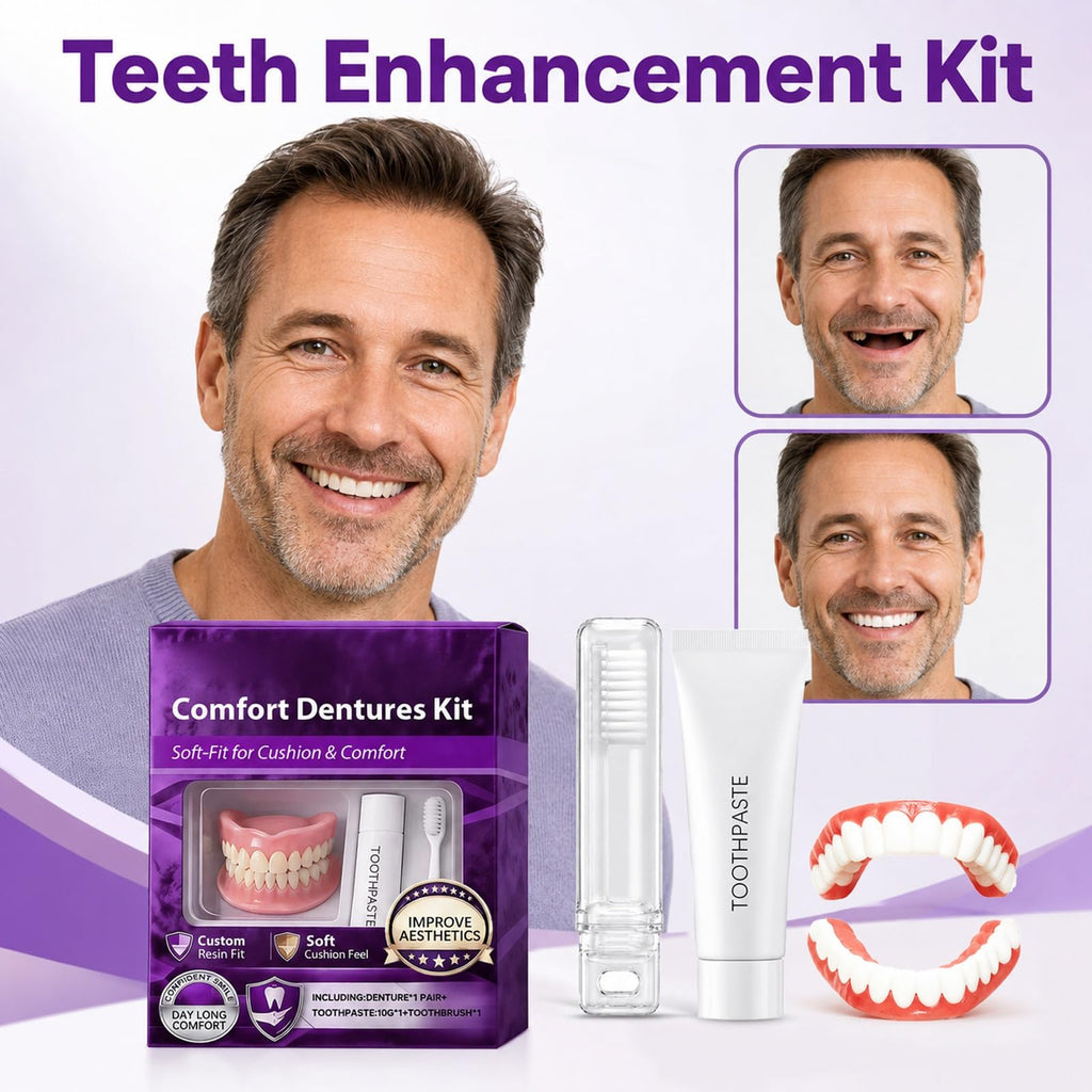 Silicone Dentures Upper & Lower Set I476