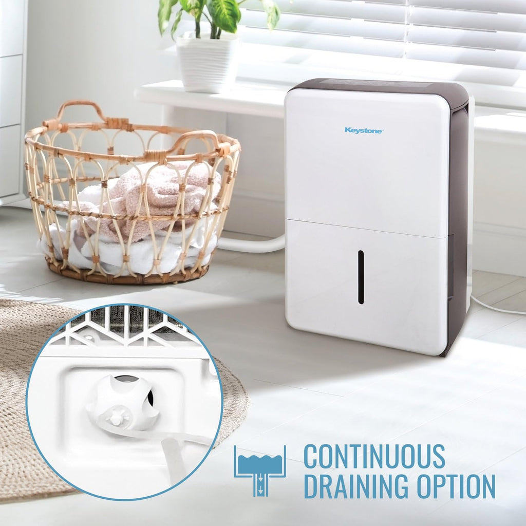 50-Pint Portable Dehumidifier with Auto-Shutoff and Timer Y81795