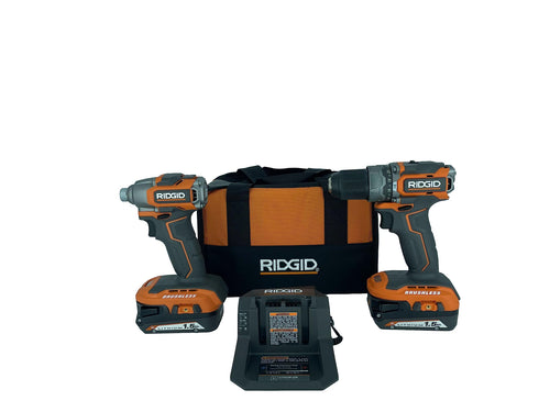 18V Brushless Cordless Hammer Drill and Impact Driver Combo Kit M678