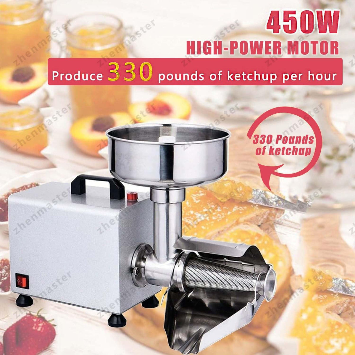 Stainless Steel Electric Tomato Strainer 450W L388