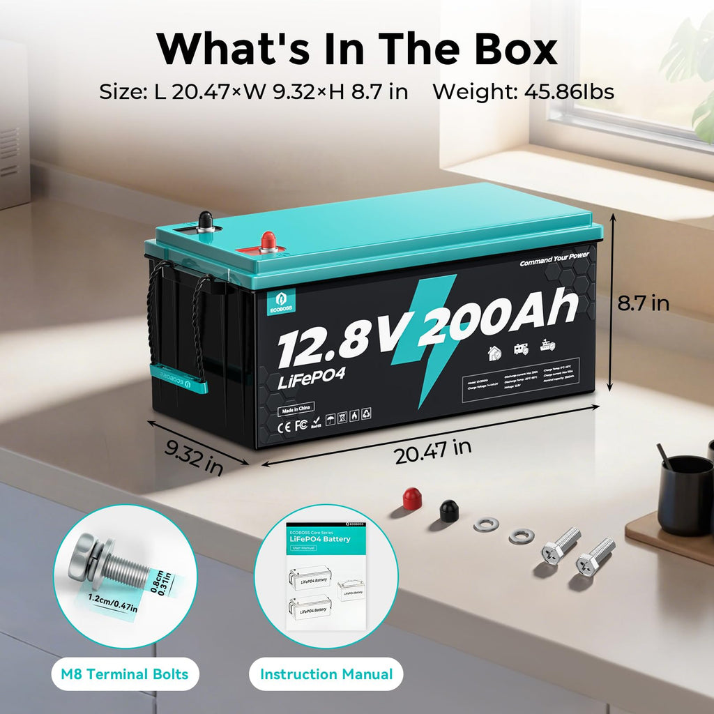 12V 200Ah LiFePO4 Battery N48983