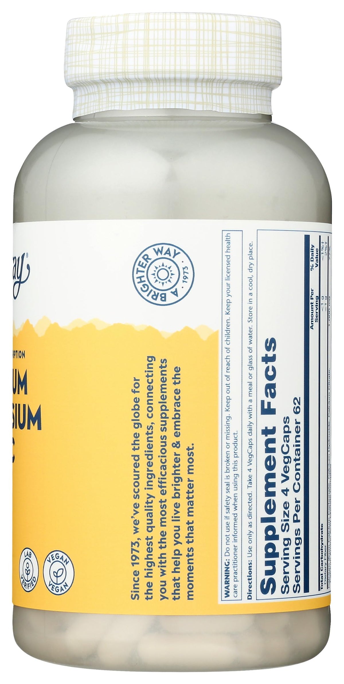 Calcium Magnesium Zinc Capsules 250 Count D812962