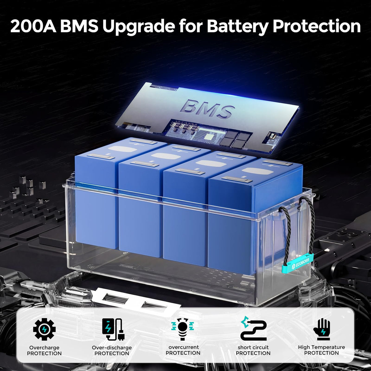 12V 200Ah LiFePO4 Battery N48983
