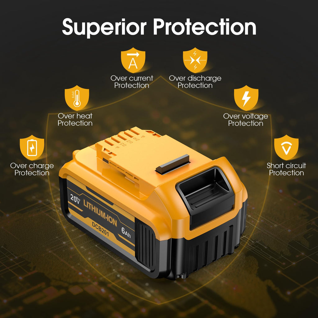 2 Pack 6.0ah Replacement Battery V564