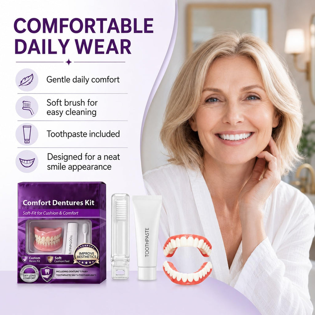 Silicone Dentures Upper & Lower Set I476