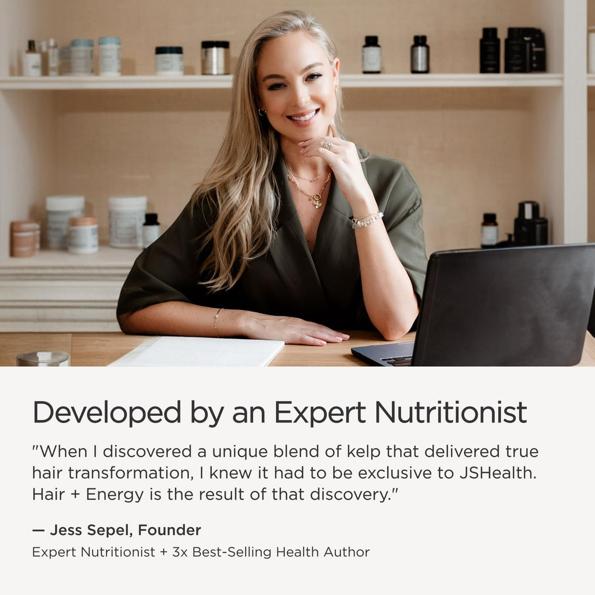 Hair Growth Vitamins with Kelp Iodine and Zinc 30 Capsules J1105