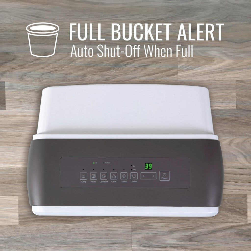 50-Pint Portable Dehumidifier with Auto-Shutoff and Timer Y81795