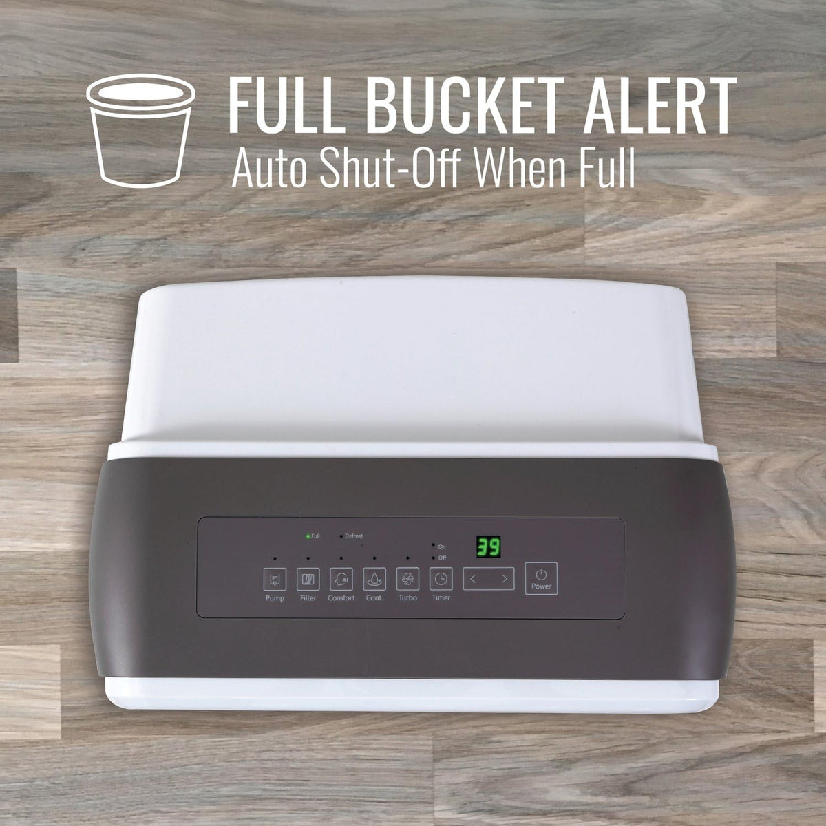 50-Pint Portable Dehumidifier with Auto-Shutoff and Timer Y81795
