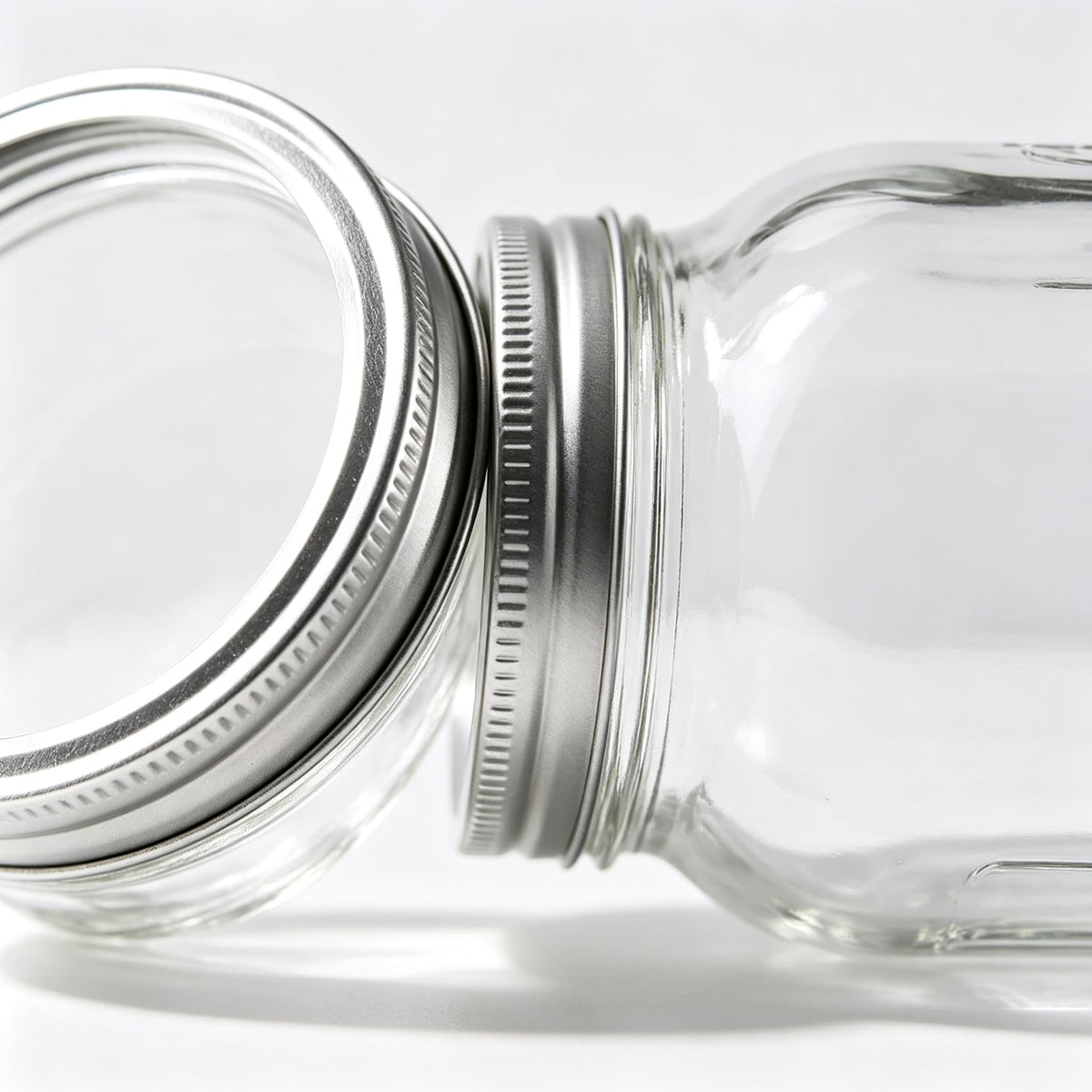 16Oz Regular Mouth Jars with Lids & Bands 12 Pack I72306
