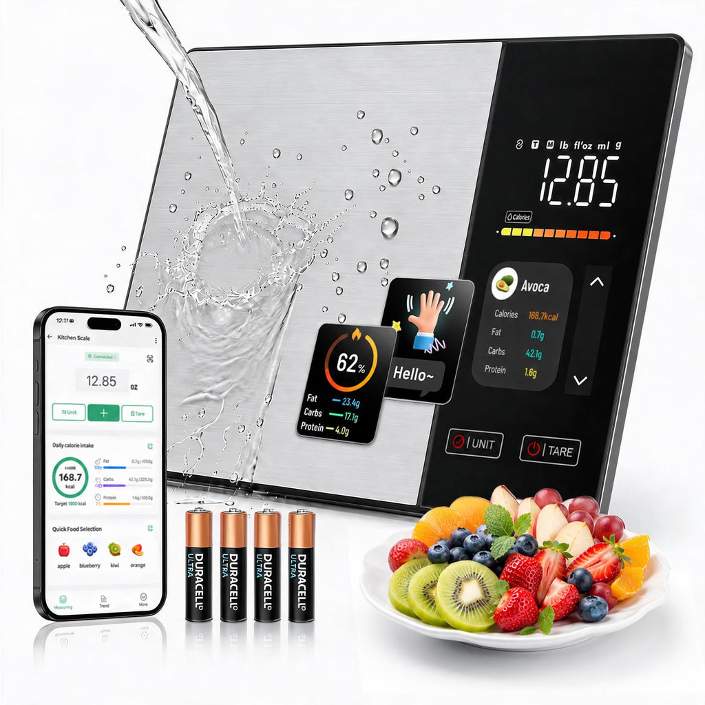 11lb Stainless Steel Digital Kitchen Scale X479976