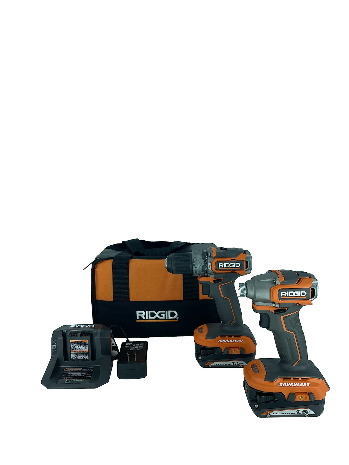 18V Brushless Cordless Hammer Drill and Impact Driver Combo Kit M678