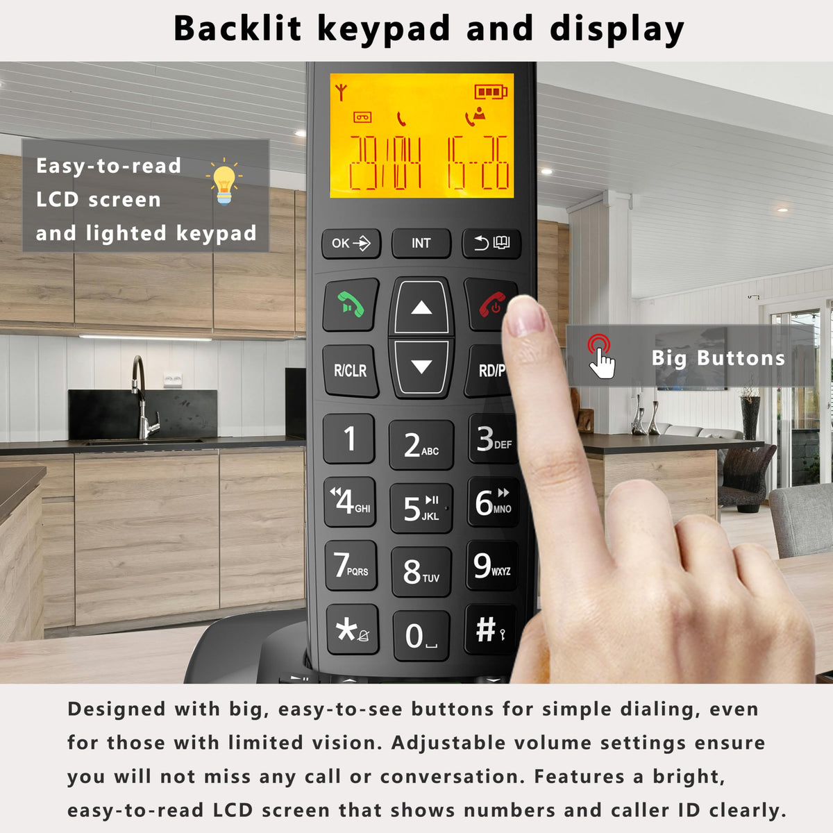 DECT Cordless Phone with Answering Machine N93258