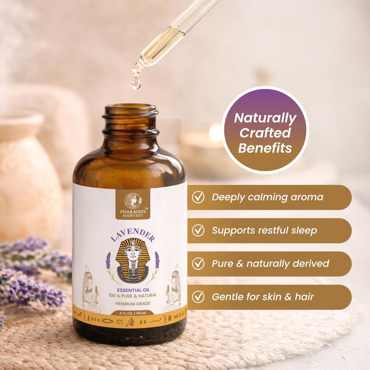 Lavender Essential Oil 4 Fl Oz E50240