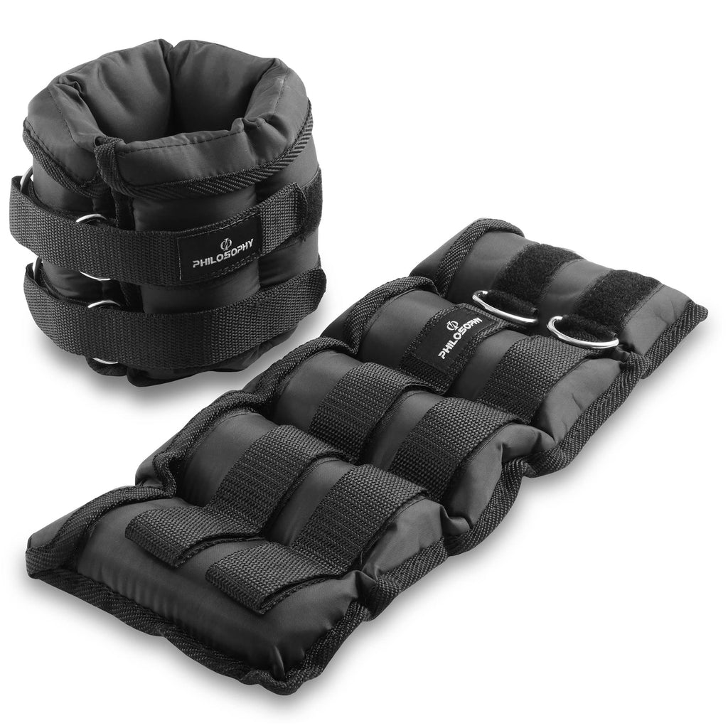 Adjustable Ankle Wrist Weights Pair with Removable Weights U1187