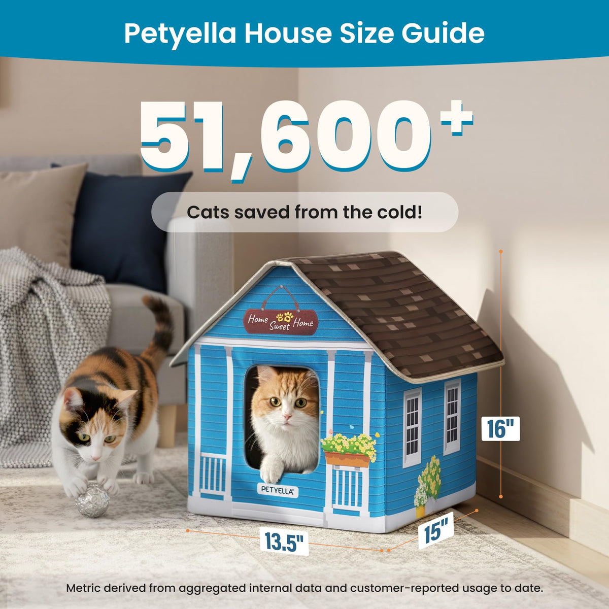 Heated Cat House I75946
