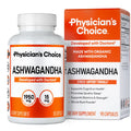 Organic Ashwagandha Root Powder 1950mg 90 Veggie Capsules Y6698