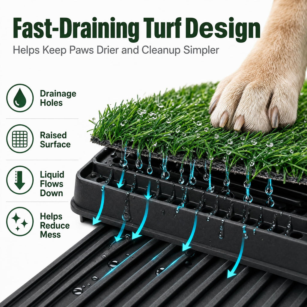 Dog Grass Pad with Tray 30 x 20 in S366