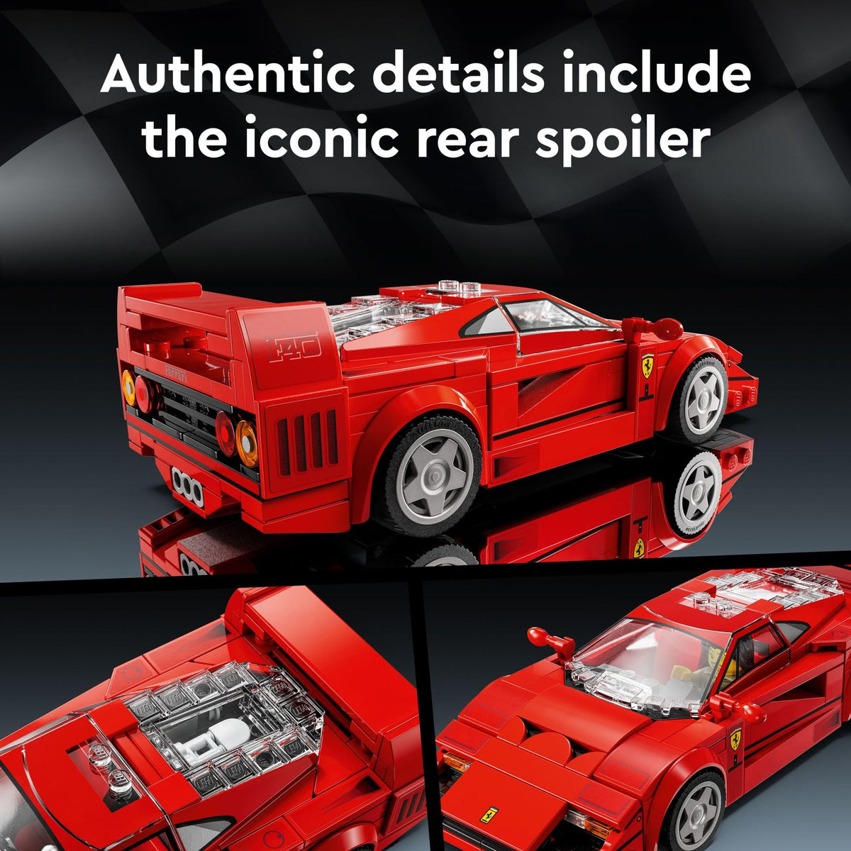 Toy Car Model Building Set with Driver Minifigure K4388