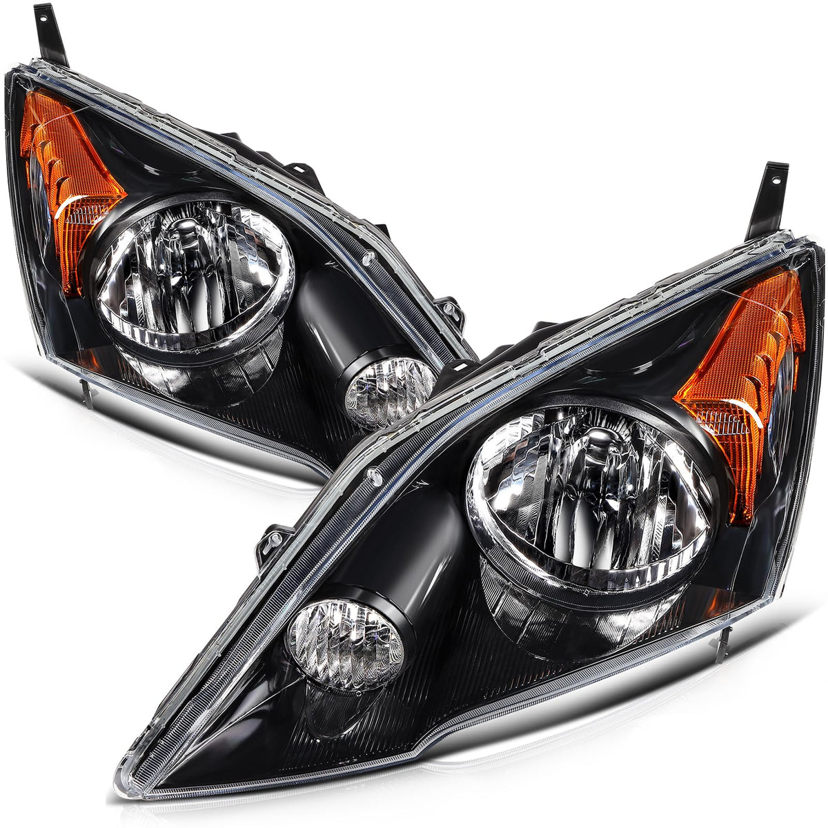 Chrome Housing Clear Corner Headlight Assembly G309165