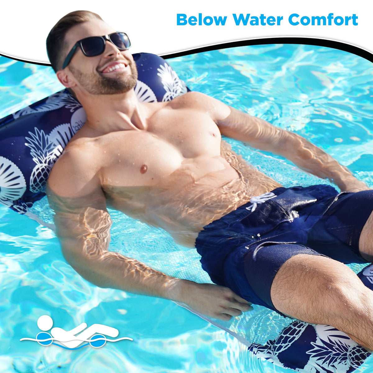 4-in-1 Inflatable Pool Hammock 4-Pack T1018