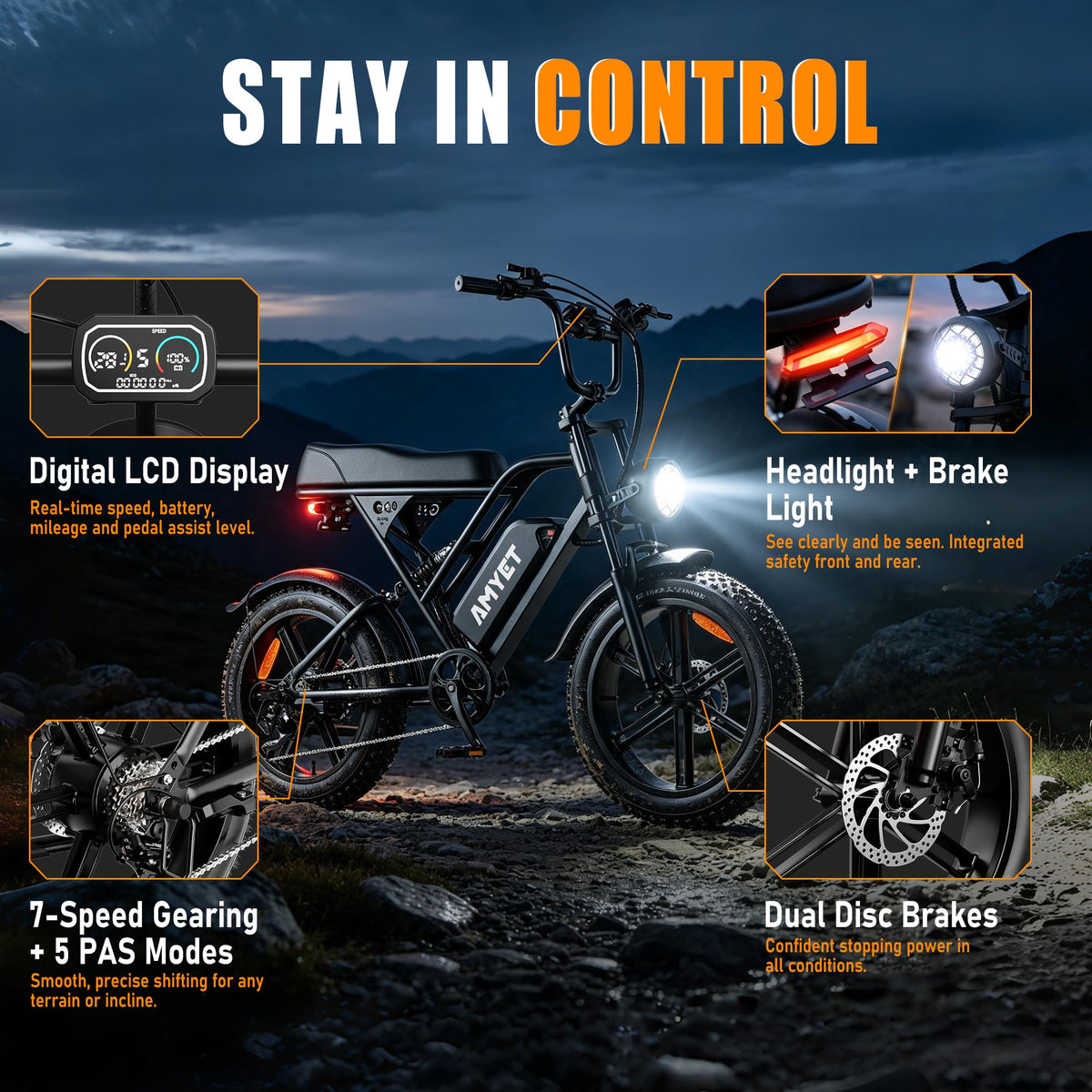 20'' Fat Tire Electric Bike O5941