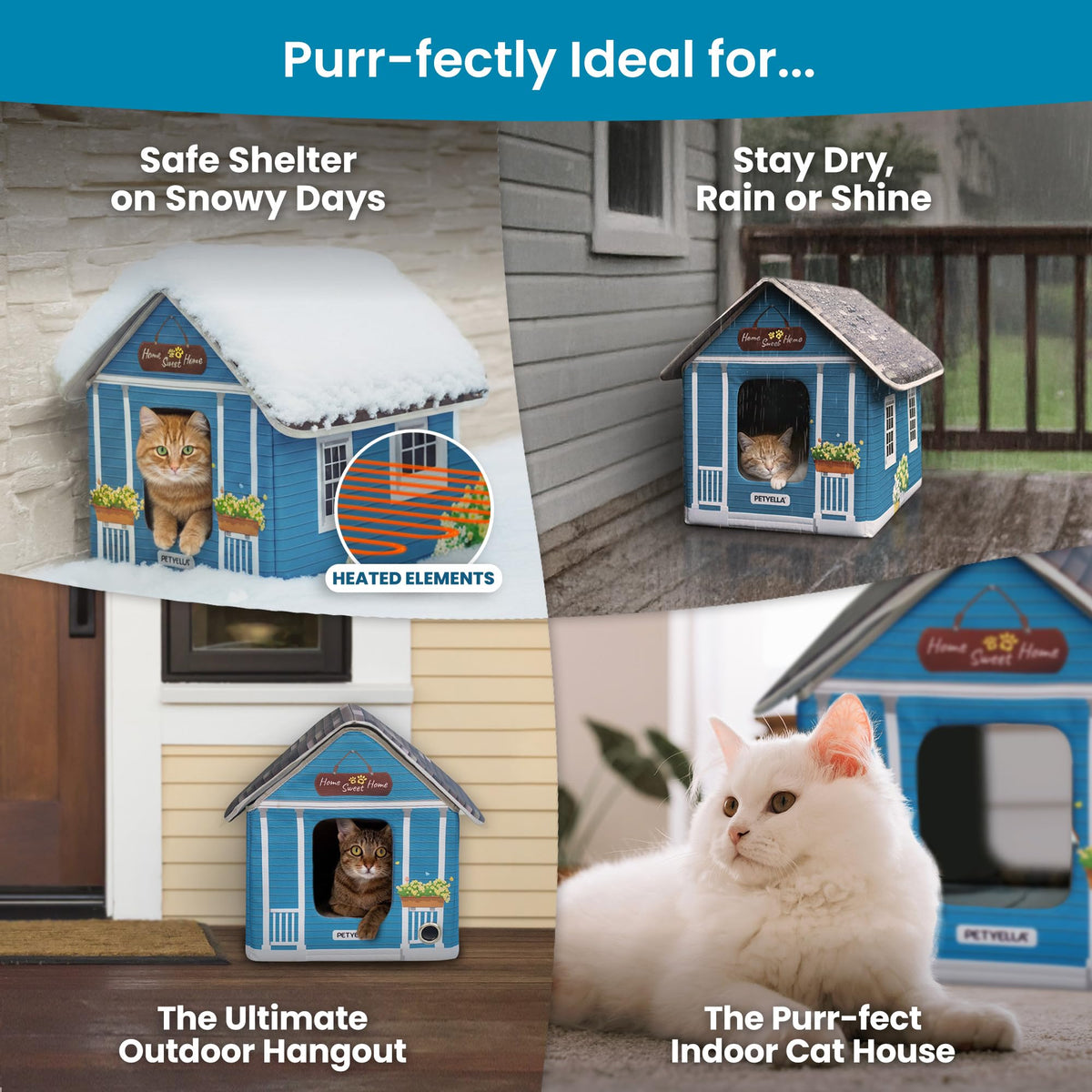 Heated Cat House I75946