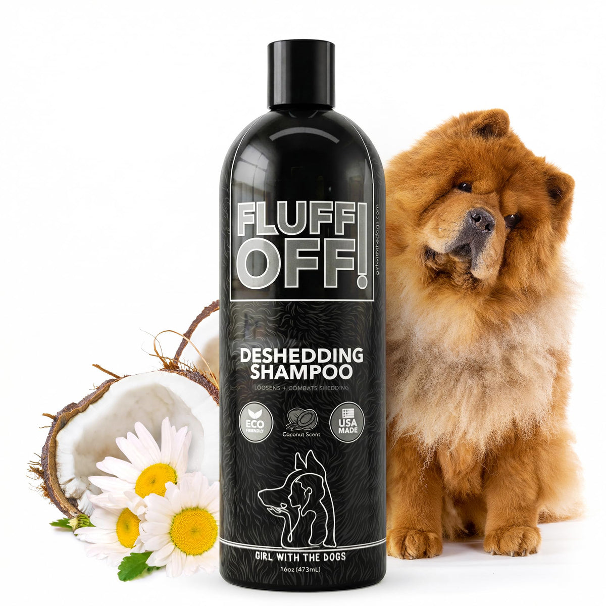 Natural Deshedding Dog & Cat Shampoo C260