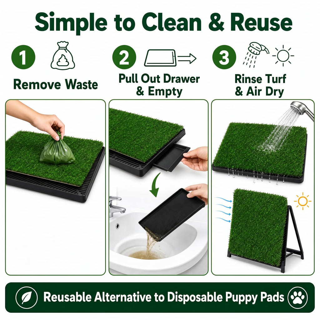 Dog Grass Pad with Tray 30 x 20 in S366