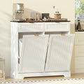 13 Gallon Tilt Out Trash Can Cabinet with Drawer P59527