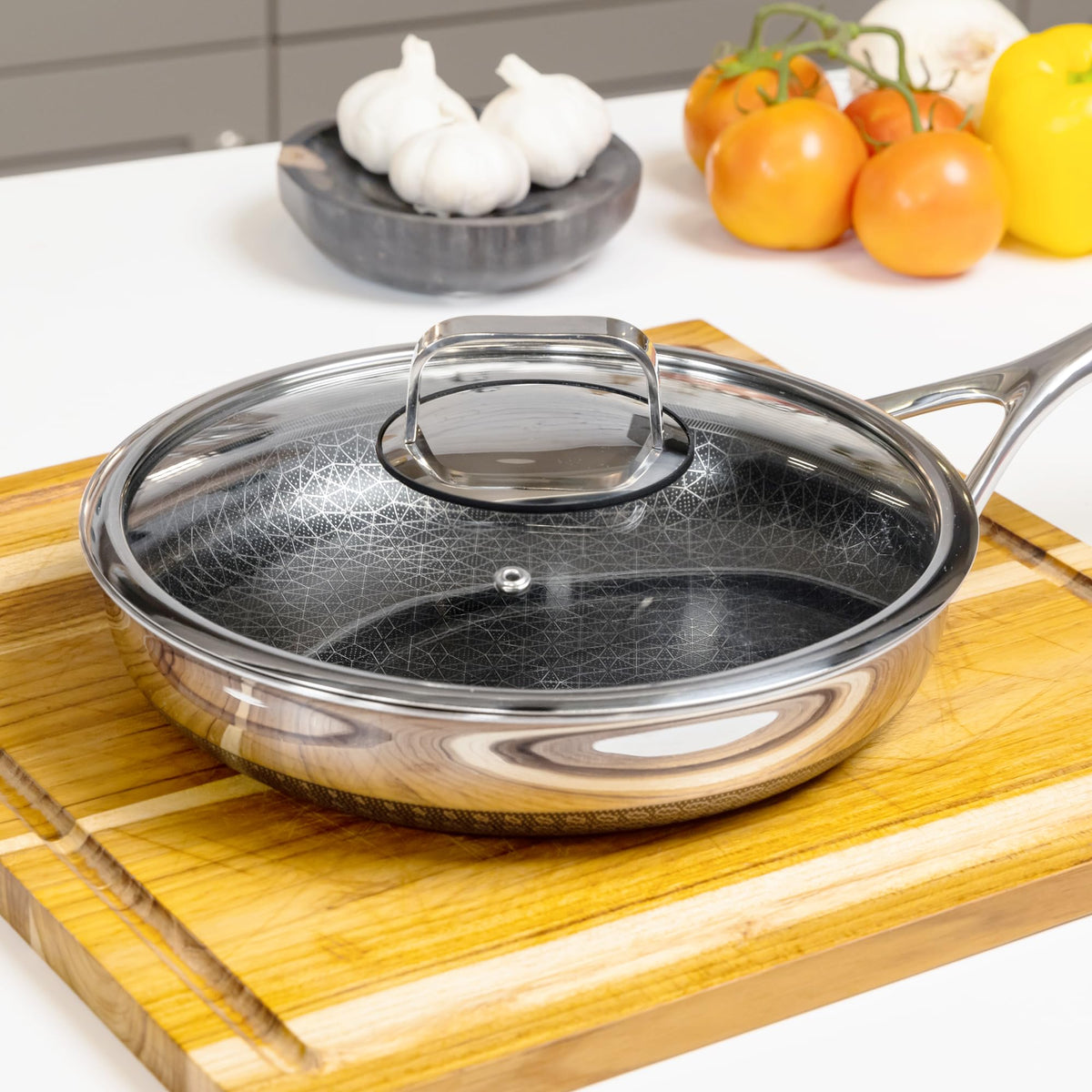 10-Inch Tempered Glass Lid with Stay-Cool Handle F32775