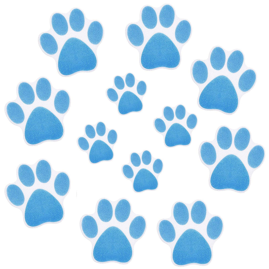 12 Pcs Non-Slip Bathtub Stickers Blue C3234