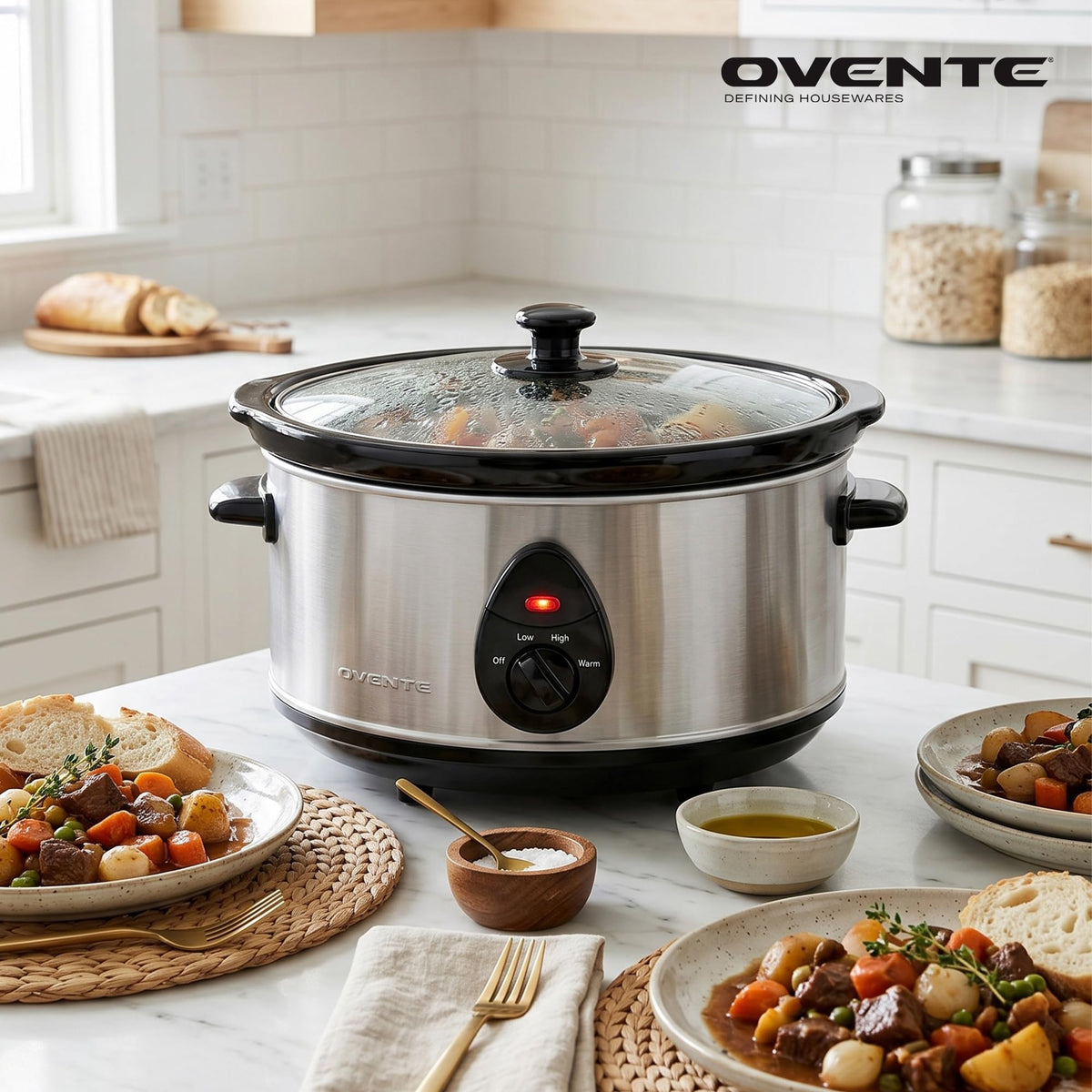 3.7 Qt Electric Slow Cooker W3289