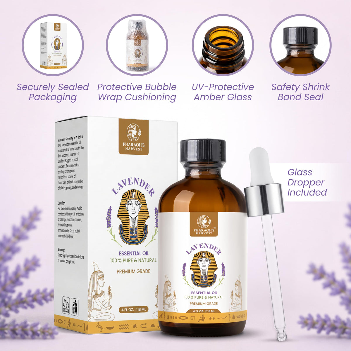 Lavender Essential Oil 4 Fl Oz E50240