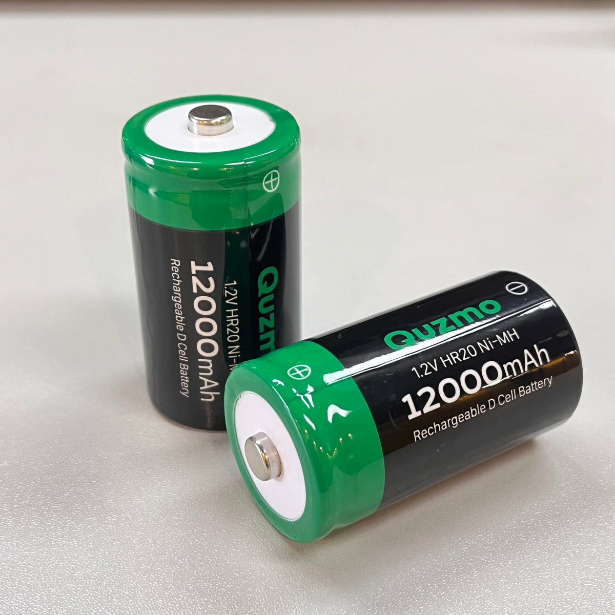 Rechargeable D Batteries, 12000mAh Ni-MH 1.2V 4-Pack V105204