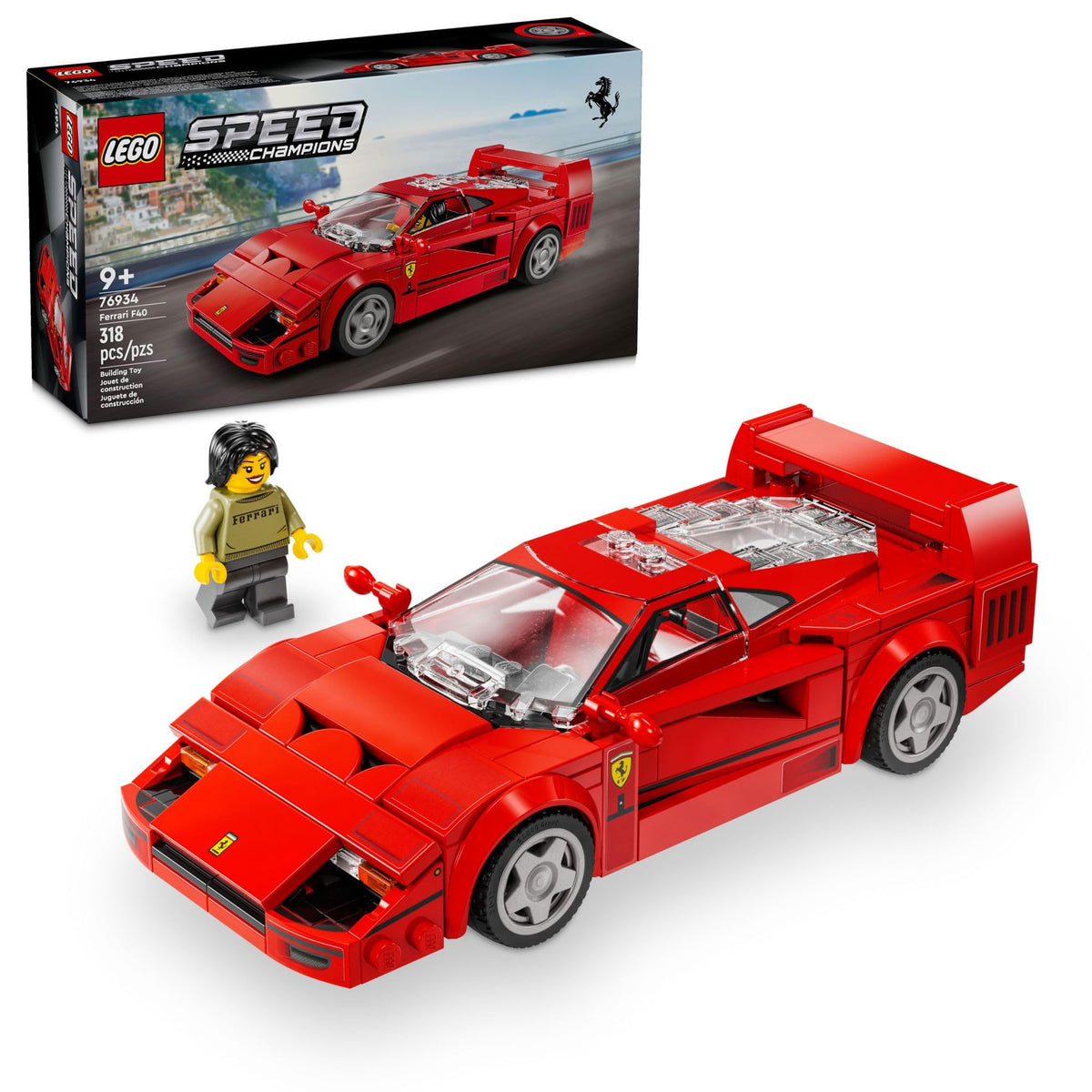 Toy Car Model Building Set with Driver Minifigure K4388