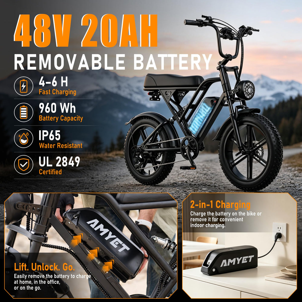 20'' Fat Tire Electric Bike O5941