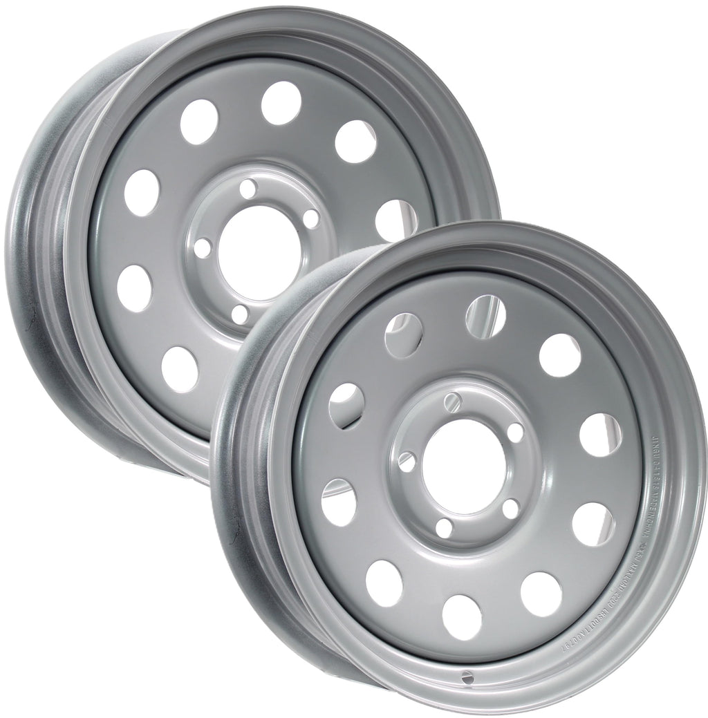 15 Inch 5 Lug Silver Trailer Wheel F586511