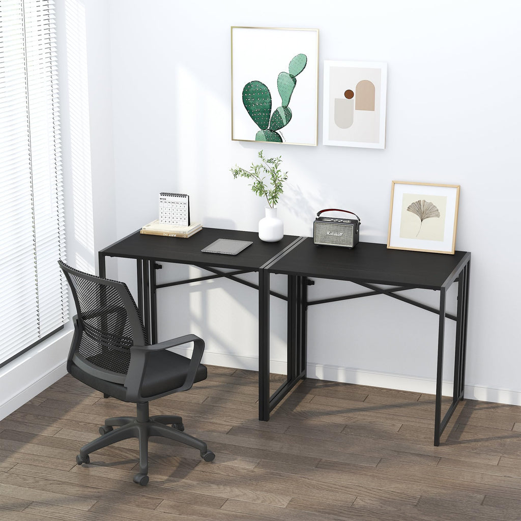 Folding Computer Desk 32 inch Black V707