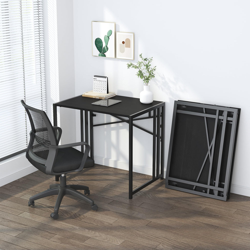 Folding Computer Desk 32 inch Black V707