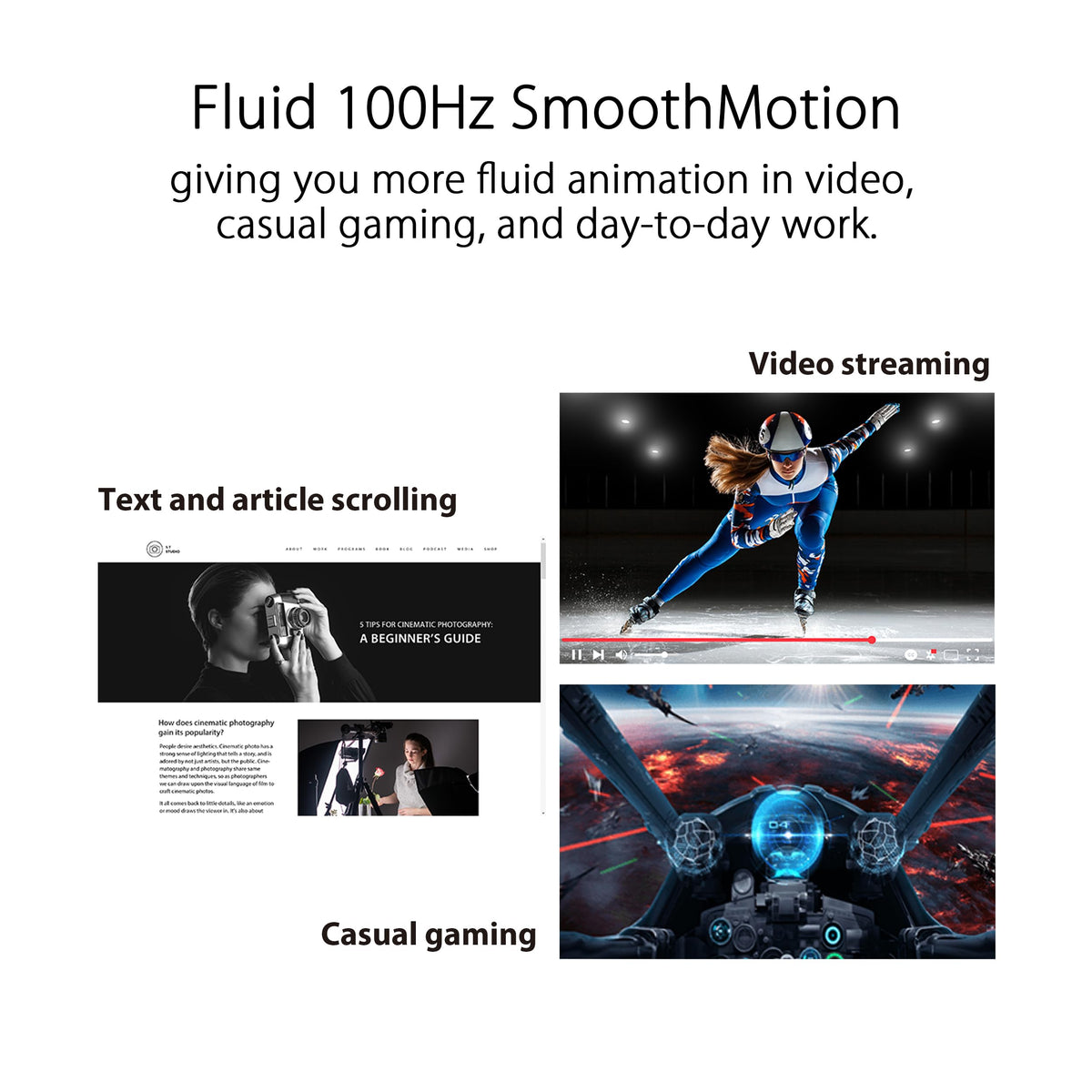 24" 1080P FHD 120Hz IPS Computer Monitor Q321099