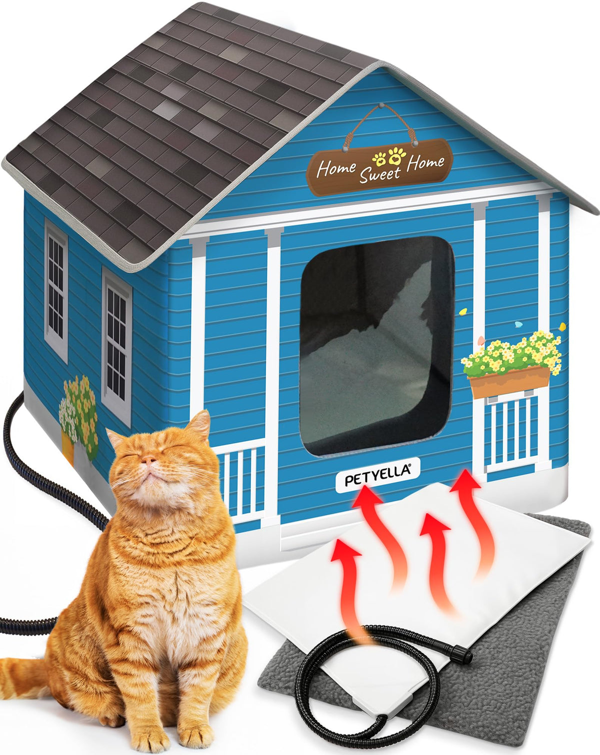 Heated Cat House I75946