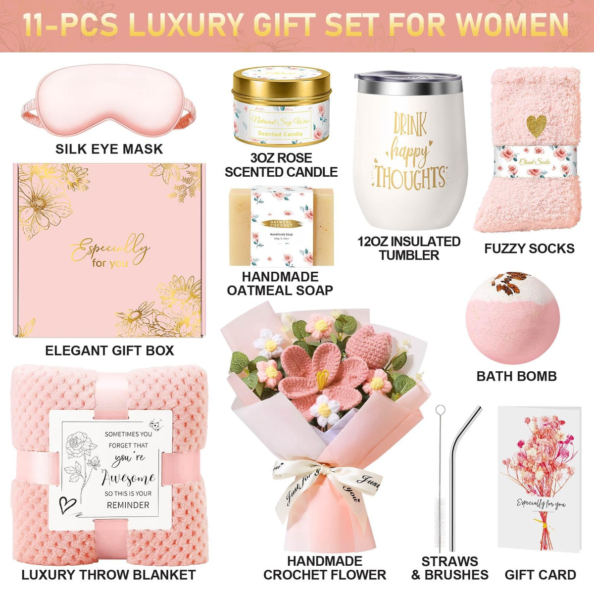 Self Care Spa Gift Baskets Set T750842