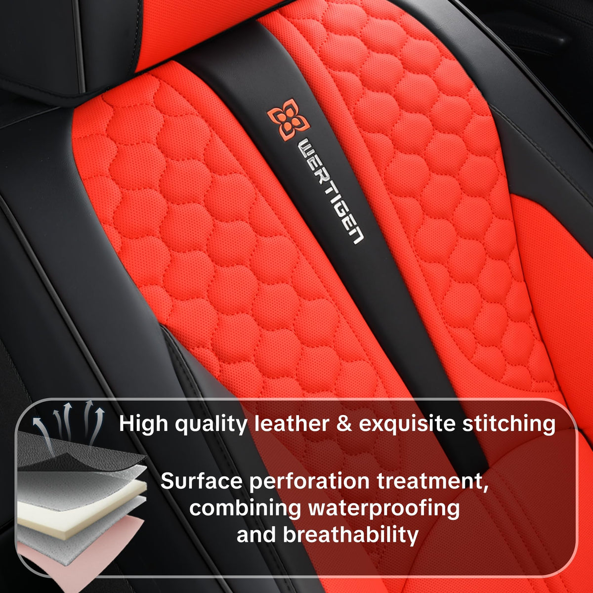 Universal Car Seat Covers Full Set 5 Seats N4622