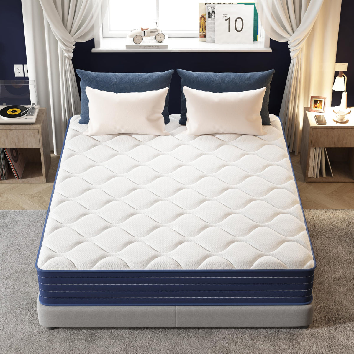 12 Inch Full Hybrid Double Mattress W5435