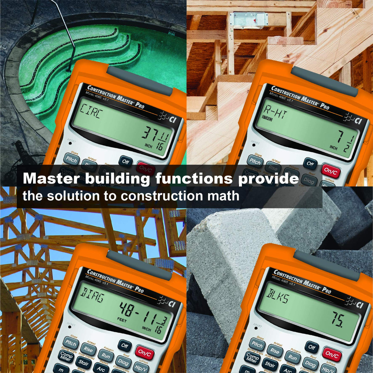 Construction Calculator with Trig Tool J41354
